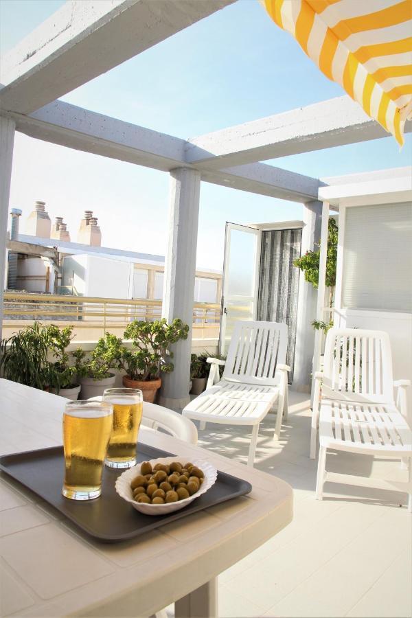 La Perla Apartment, Paradis Park, La Pineda - Atico 1ª Linea - Solarium - Wifi - Piscina Kültér fotó