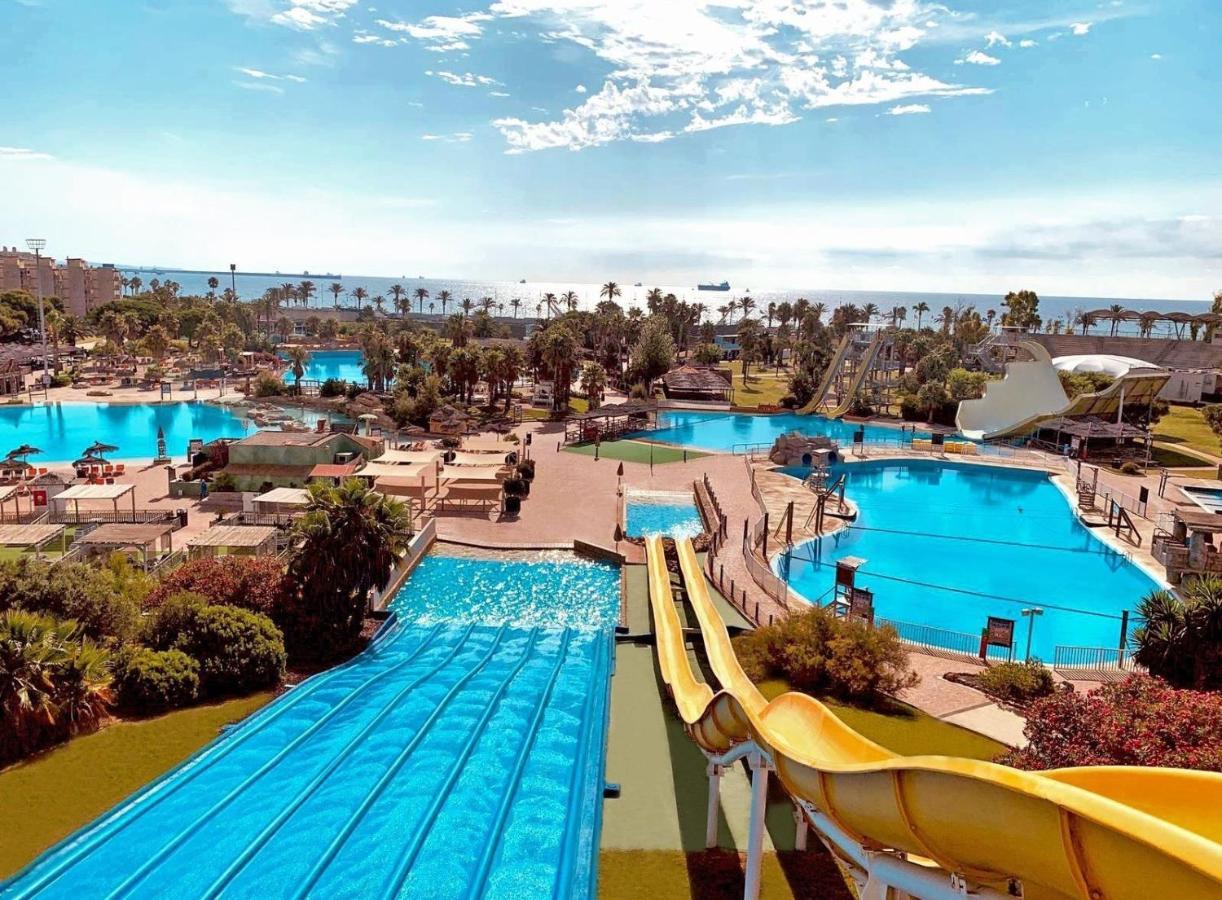 La Perla Apartment, Paradis Park, La Pineda - Atico 1ª Linea - Solarium - Wifi - Piscina Kültér fotó